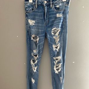 American Eagle ripped jeans